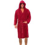 Peignoirs en éponge rouges en coton Harry Potter à capuche Taille XXL plus size look fashion pour homme 