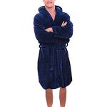 Peignoirs en éponge bleu marine en coton Harry Potter à capuche Taille 4 XL plus size look fashion pour homme 
