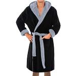 Peignoirs en éponge noirs en coton Harry Potter Taille 5 XL plus size look fashion pour homme 