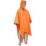 Vestes de randonnée orange imperméables à capuche Taille XS look fashion 